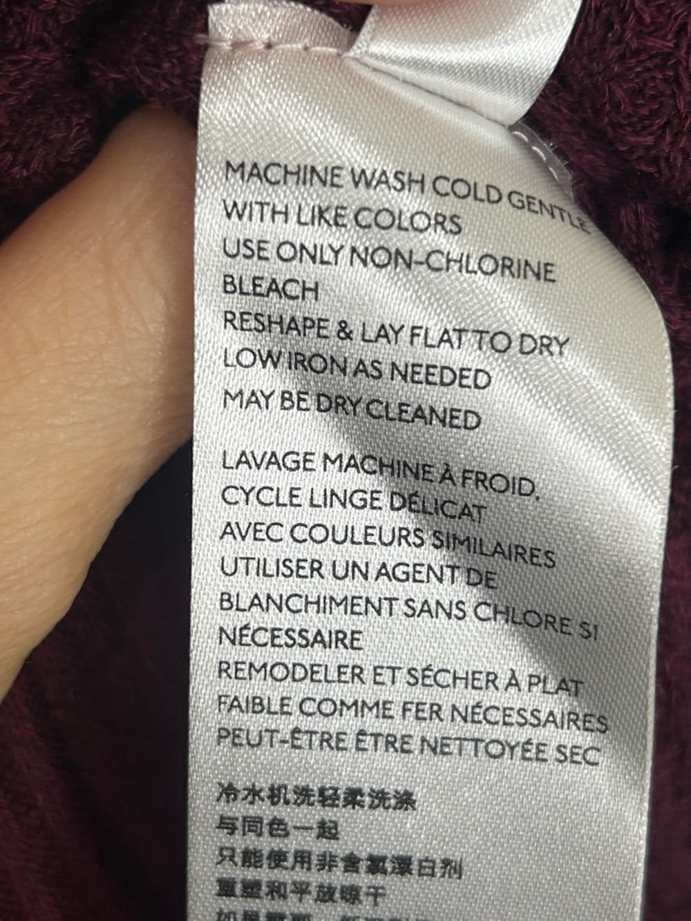 NWT FREE PEOPLE WE THE FREE North Shore Thermal Tunic Top Fig Sorbet Size Small - Picture 10 of 15